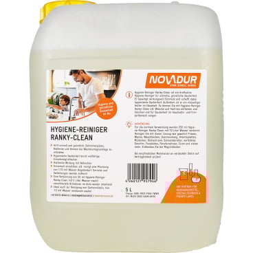 NOVADUR Hygiene-Reiniger Ranky-Clean 5 l - Kanister - Bild-Darstellung des Produktes 1