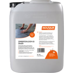 NOVADUR PRODUKTCHEMIE GmbH NOVADUR Zementschleier-EX sauer, Kraftvoller Zementschleierentferner, 10,1 kg - Kanister 080.6161