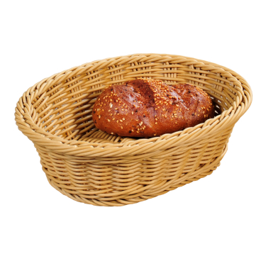 KESPER® Brot- und Obstkorb, oval, spülmaschinenfest, 5er-Pack 1 Packung = 5 Körbe - Bild-Darstellung des Produktes 1