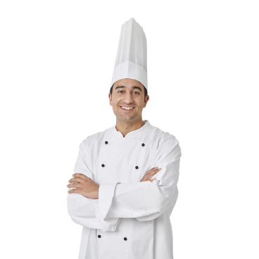 Papstar Kochmützen WORK-INN, 30 cm, größenverstellbar 1 Packung = 5 Stück - Bild-Darstellung des Produktes 1