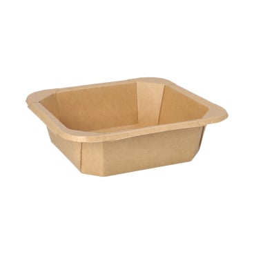 Papstar Lunchbox, eckig, braun 1 Packung = 25 Stück, Füllinhalt: 750 ml - Bild-Darstellung des Produktes 1