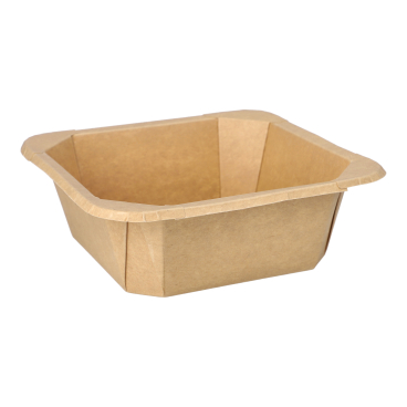 Papstar Lunchbox, eckig, braun 1 Packung = 25 Stück, Füllinhalt: 1200 ml - Bild-Darstellung des Produktes 1
