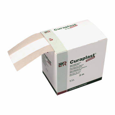 Curaplast® sensitive Wundschnellverband, 5 m Rolle 1 Rolle, Maße: 5 m x 4 cm - Bild-Darstellung des Produktes 1