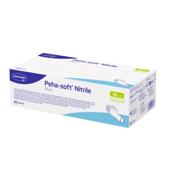 Peha-soft® Nitrile Blue Untersuchungshandschuhe, puderfrei 1 Packung = 100 Stück, Größe XL - Bild-Darstellung des Produktes 1