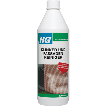 HG® Klinker und Fassadenreiniger, schnelle und gründliche Wirkung 1 Liter - Flasche - Bild-Darstellung des Produktes 1