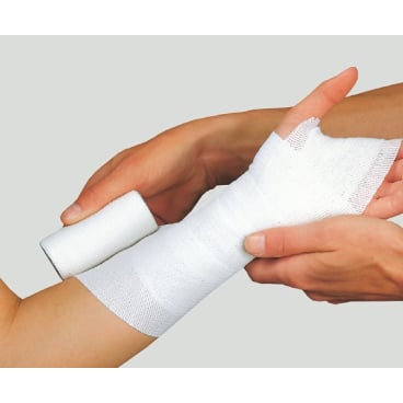 Lenkideal® Idealbinde, ohne Verbandklammern, weiß 1 Packung = 10 Stück, lose im Karton, Maße: 10 cm x 5 m - Bild-Darstellung des Produktes 1