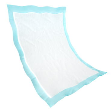 ABENA® Einweg-Unterlage, Flocken Classic, 40 x 60 cm, blau 1 Packung = 60 Stück - Bild-Darstellung des Produktes 1