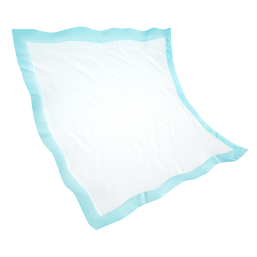 ABENA® Einweg-Unterlage, Flocken Classic, 60 x 60 cm, blau 1 Packung = 25 Stück - Bild-Darstellung des Produktes 1