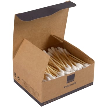 ABENA® Wattestäbchen, weich und flexibel, unsteril 1 Karton = 24 Packungen à 200 Stück - Bild-Darstellung des Produktes 1