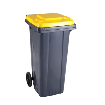 RMV Abfallbehälter, 120 Liter Farbe: gelb - Bild-Darstellung des Produktes 1
