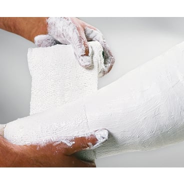 Cellona® Gipsbinde, einzeln eingesiegelt 1 Packung = 10 Stück, Maße: 6 cm x 2 m - Bild-Darstellung des Produktes 1