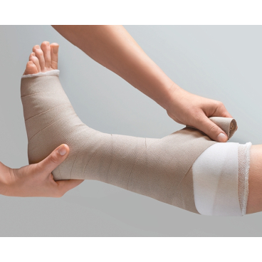 Durelast® Ultrakurzzugbinde mit Verbandklammern, cremefarben 1 Packung = 10 Stück, lose im Karton, Maße: 8 cm x 5 m - Bild-Darstellung des Produktes 1