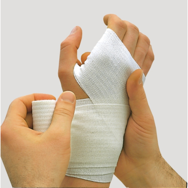Lenkelast® Universalbinde, weiß, steril 1 Packung = 10 Stück, einzeln eingesiegelt, Maße: 8 cm x 5 m - Bild-Darstellung des Produktes 1