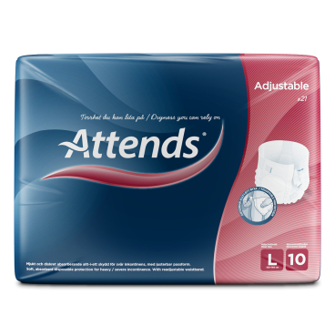 Attends Adjustable 10 Inkontinenz Pants, für jede Körperform 1 Packung = 21 Stück, large - Bild-Darstellung des Produktes 1