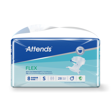 Attends Slip Flex 8 Inkontinenz Pants, mit Hüftgürtel 1 Packung = 28 Stück, small - Bild-Darstellung des Produktes 1