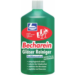 Dr. Becher GmbH Dr. Becher Becharein Gläser Reiniger, Hochkonzentrat , Sorgt für stabilen Bierschaum und reduziert den Schankverlust, 1 Liter - Flasche 1434000