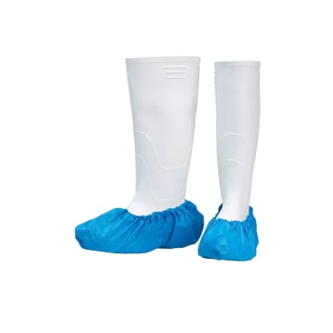 MED-COMFORT Überziehschuhe, extra stark, 15 x 42 cm, blau 1 Karton = 20 Packungen à 100 Stück - Bild-Darstellung des Produktes 1
