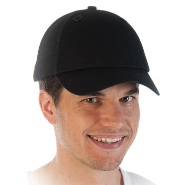 HYGOSTAR® Baseball Anstoßkappe 1 Stück, Farbe: schwarz - Bild-Darstellung des Produktes 1