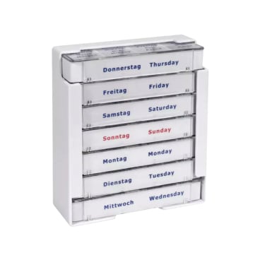 MED-COMFORT Tablettendispenser, weiß 1 Stück - Bild-Darstellung des Produktes 1