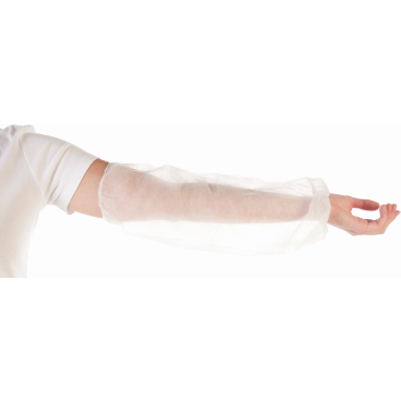 Hygostar® Schutzärmel Polypropylen 1 Karton = 5 Packungen = 500 Stück, Farbe: weiß - Bild-Darstellung des Produktes 1