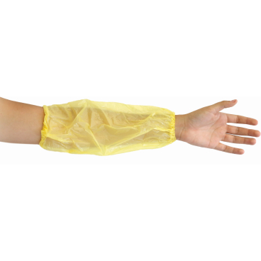 HYGOSTAR® Schutzärmel Polyethylen 1 Karton = 2000 Stück, Stärke: 20my, gelb - Bild-Darstellung des Produktes 1
