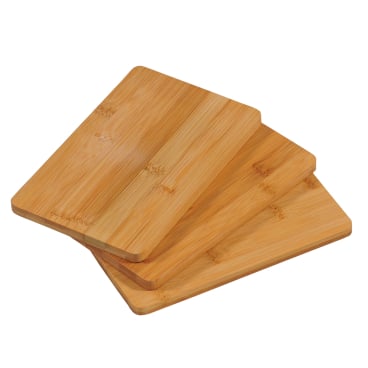 Kesper Frühstücksbrettchen, ölimprägniert, schnittfest, 3er-Set 1 Set = 3 Brettchen, Maße (L x B x H): 22 x 14 x 1 cm - Bild-Darstellung des Produktes 1