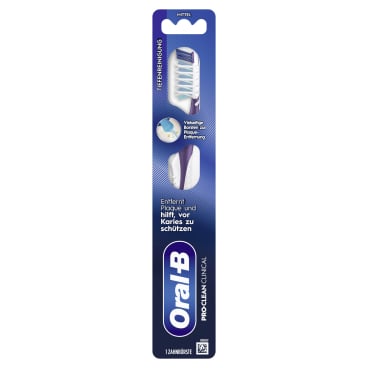 Oral-B Pro-Clean Clinical Cross-Action Zahnbürste, Medium 1 Stück - Bild-Darstellung des Produktes 1