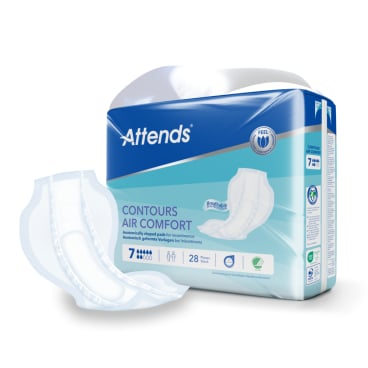 Attends Contours Air Comfort Inkontinenzvorlage Air Comfort 7, 1 Beutel = 28 Stück, 58 cm - Bild-Darstellung des Produktes 1
