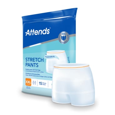 Attends Fixierhose (Strech Pants) Größe: XXL, HBU: >130 cm, 1 Packung = 15 Stück - Bild-Darstellung des Produktes 1