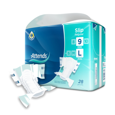 Attends Slip Regular 9 Inkontinenzhosen 1 Packung = 28 Stück, large - Bild-Darstellung des Produktes 1