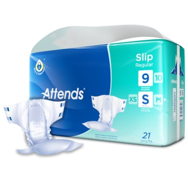 Attends Slip Regular 9 Inkontinenzhosen 1 Packung = 21 Stück, small - Bild-Darstellung des Produktes 1