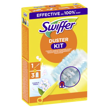 Swiffer Staubmagnet Starterset Staubwischer, mit Duft 1 Set = 1 Griff + 3 Nachfülltücher mit Duft - Bild-Darstellung des Produktes 1