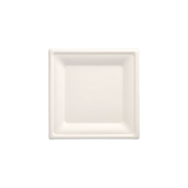 Papstar Pure Teller Zuckerrohr, quadratisch, 20 x 20 cm 1 Packung = 100 Stück - Bild-Darstellung des Produktes 1