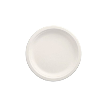 Papstar Pure Teller Zuckerrohr, ungeteilt, 100 Stück Maße (Ø x H): 23 x 2 cm - Bild-Darstellung des Produktes 1