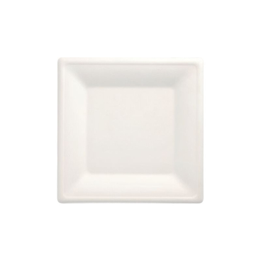 Papstar Einwegteller Zuckerrohr, 26 x 26 cm, stabil 1 Packung = 12 Stück - Bild-Darstellung des Produktes 1