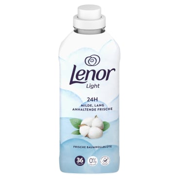 Lenor Light Weichspüler Frische Baumwollblüte 0,756 Liter - Flasche, für ca. 36 Waschladungen - Bild-Darstellung des Produktes 1