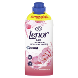 Procter & Gamble Service GmbH Lenor Weichspüler Frühlingsgarten, Frische Wäschepflege mit aktiver Geruchsabwehr, 1,239 Liter - Flasche, für ca. 59 Waschladungen 8700216694414