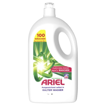 Ariel Universal+ Regulär Flüssigwaschmittel 4,5 Liter - Flasche für ca. 100 Waschladungen - Bild-Darstellung des Produktes 1