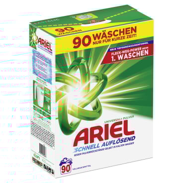 Ariel Universal+ Pulver Regulär Vollwaschmittel 4,95 kg - 90 Waschladungen - Bild-Darstellung des Produktes 1