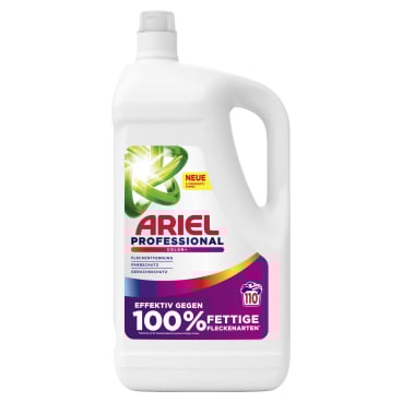P&G Professional Ariel Color Flüssigwaschmittel 4,95 Liter - Flasche für ca. 110 Waschladungen - Bild-Darstellung des Produktes 1