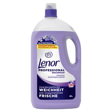 Lenor Professional Weichspüler, Blütentraum 4 Liter - Flasche - Bild-Darstellung des Produktes 1