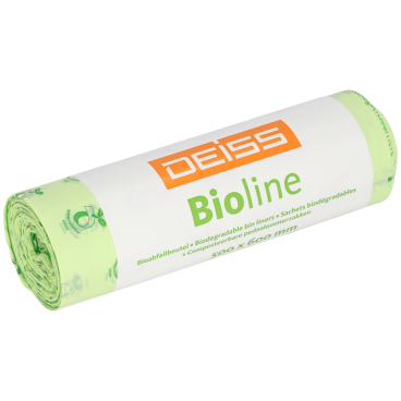 DEISS BIOLINE Bioabfallsäcke 30 Liter ecovio® Biokunststoff 1 Rolle = 20 Beutel - Bild-Darstellung des Produktes 1