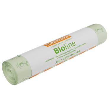 DEISS BIOLINE Bioabfallsäcke 160 Liter ecovio® Biokunststoff 1 Rolle = 3 Säcke - Bild-Darstellung des Produktes 1