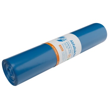 DEISS PREMIUM PLUS Müllsack 120L blau „Einsteiger“ Typ 60 1 Rolle = 25 Säcke - Bild-Darstellung des Produktes 1