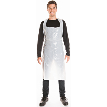 Hygonorm® Einwegschürze PE, im Beutel - 25 my 1 Packung = 100 Stück, Maße: 110x70cm, weiß - Bild-Darstellung des Produktes 1