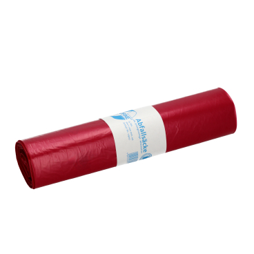 DEISS ECOFINE Abfallsack 120 Liter rot, ca. 890 g/ Rolle Typ 60 1 Rolle = 25 Säcke - Bild-Darstellung des Produktes 1