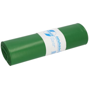 DEISS PREMIUM Abfallsack 70 Liter grün, 1320 g/Rolle, Typ 100 1 Karton = 10 Rollen = 250 Säcke - Bild-Darstellung des Produktes 1