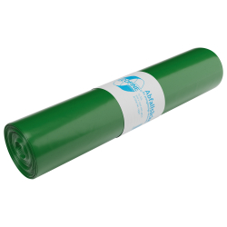 EMIL DEISS KG (GmbH + Co.) DEISS ECOFINE Abfallsack 120 Liter grün, ca. 890 g/ Rolle, Typ 60, ECOFINE Abfallsäcke hohe Elastizität für leichte Abfälle, (B x L): 700 x 1100 mm, 1 Rolle = 25 Säcke 12901