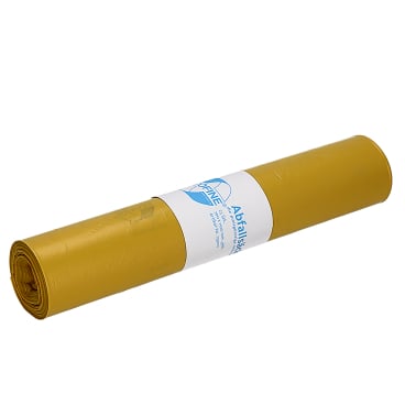 DEISS ECOFINE Abfallsack 120 Liter gelb, ca. 890 g/ Rolle, T60 1 Rolle = 25 Säcke - Bild-Darstellung des Produktes 1