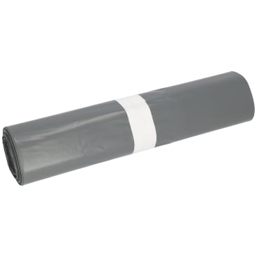 DEISS PREMIUM Abfallsack 70 Liter grau, 1060 g/ Rolle, Typ 60 1 Rolle = 25 Säcke - Bild-Darstellung des Produktes 1